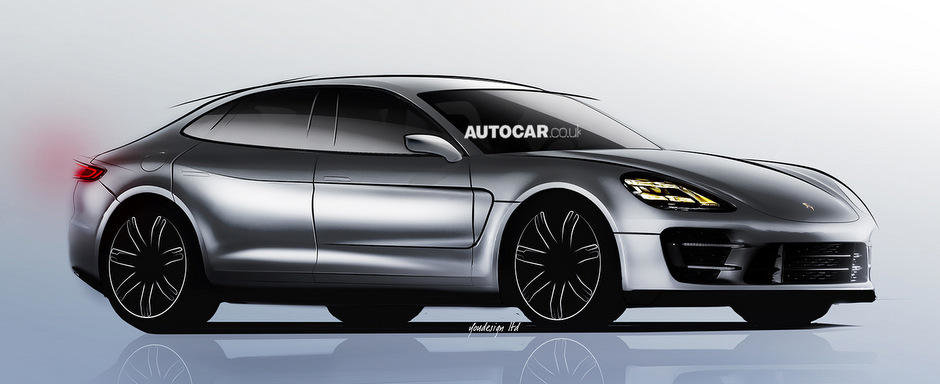 Porsche pregateste un nou sedan. Modelul va concura cu BMW Seria 5 Porsche pregateste un nou sedan. Modelul va concura cu BMW Seria 5