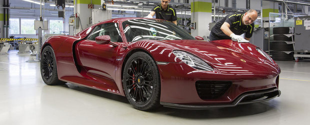 Porsche pune capat productiei super-hibridului 918 Spyder