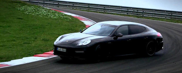 Porsche scoate pe pista noul Panamera Turbo S