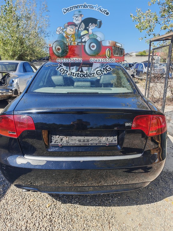 Portbagaj Audi A4 B7 berlina Negru LY9B S-Line capota spate