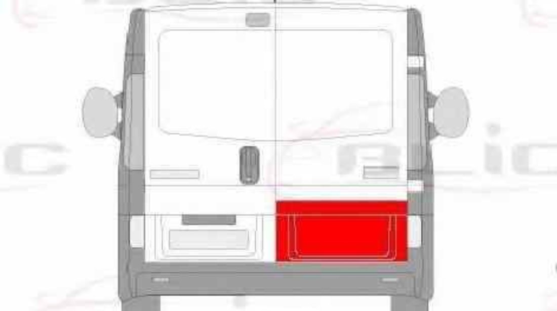 Portiera spate RENAULT TRAFIC II bus JL BLIC 6016-00-6061152P