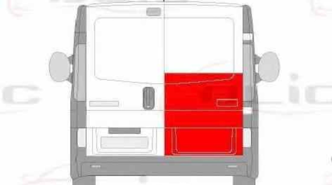 Portiera spate RENAULT TRAFIC II bus JL BLIC 6016-00-6061154P