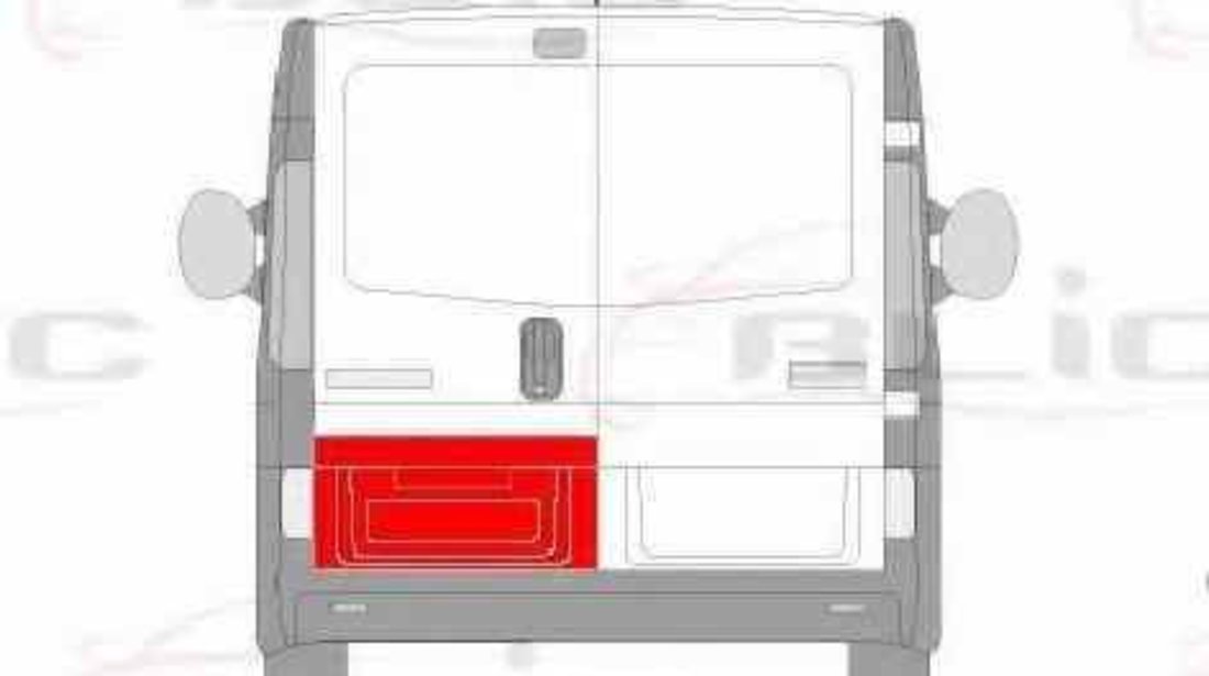 Portiera spate RENAULT TRAFIC II bus JL Producator BLIC 6016-00-6061151P