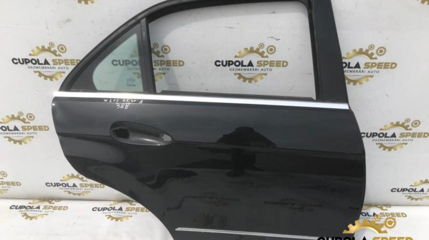 Portiera usa dreapta spate (cu defect) culoare negru 197 (obsidianschwarz - metalliclack) Mercedes E-Class (2009->) [W212]