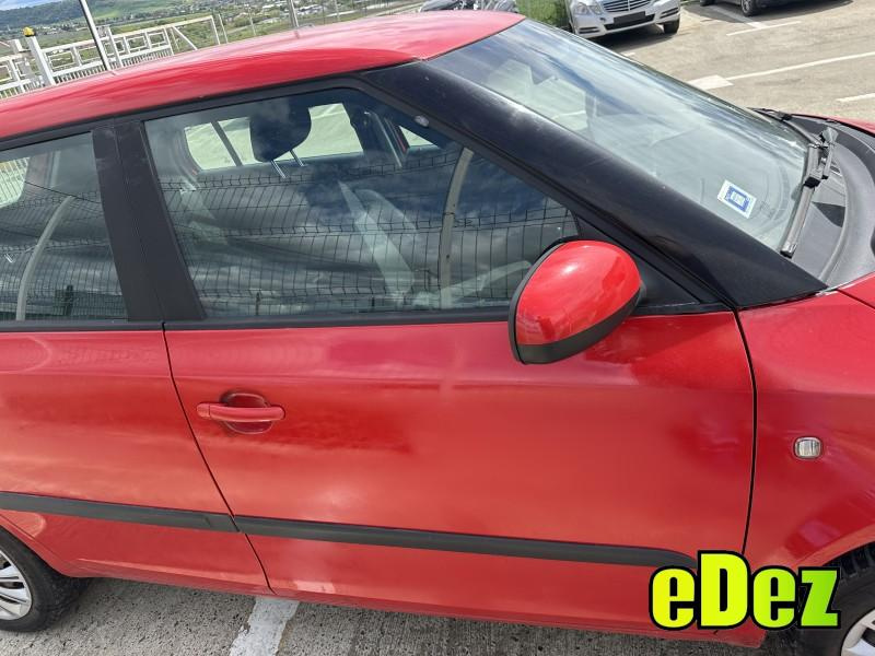 Portiera usa fata dreapta culoare rosie - lf3k Skoda Fabia 2 facelift (2010-2014)