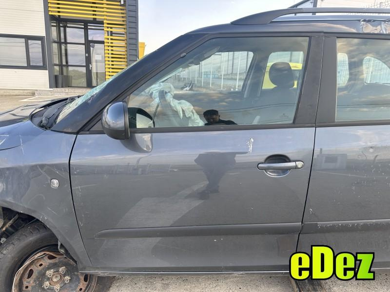Portiera usa fata stanga culoare gri - lf8j Skoda Fabia 2 facelift (2010-2014)
