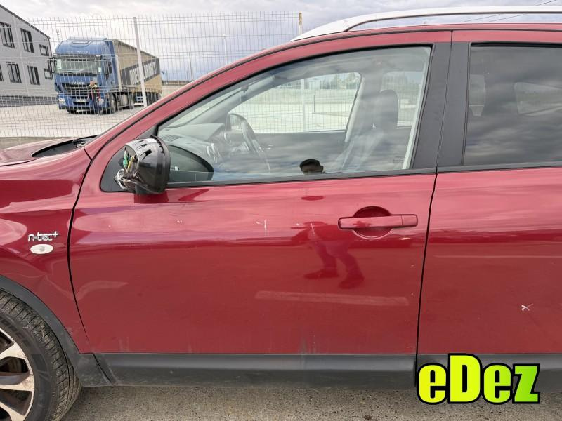 Portiera usa fata stanga culoare rosie - naj Nissan Qashqai plus 2 facelift (2010-2014)