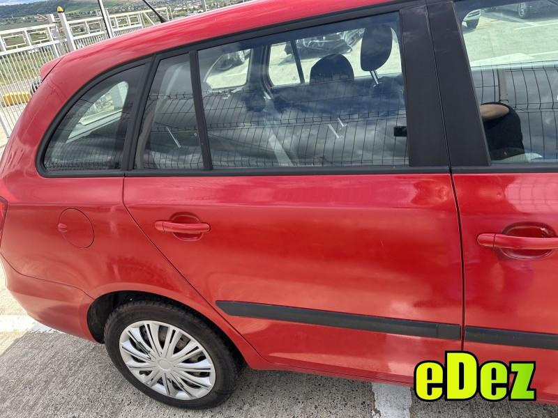 Portiera usa spate dreapta culoare rosie - lf3k Skoda Fabia 2 facelift (2010-2014)