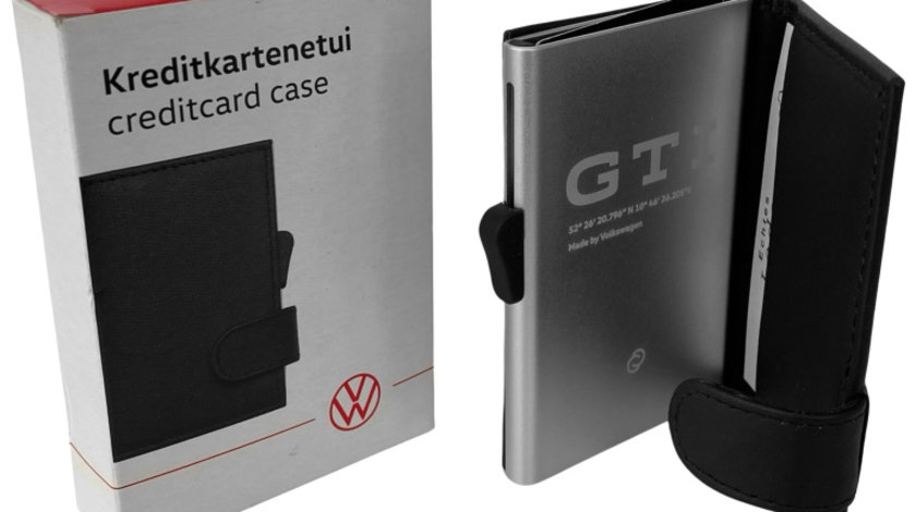 Portofel Portcard Husa Carduri Piele Oe Volkswagen GTI Negru 5HV087403