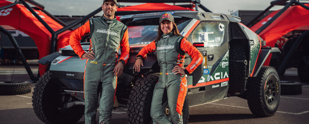 Povestea continua intre Dacia si echipajul Sandriders format din Cristina Gutierrez si Pablo Moreno