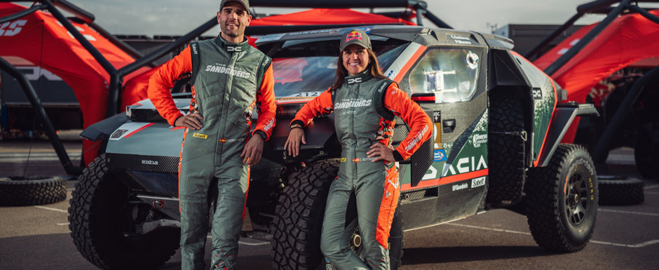 Povestea continua intre Dacia si echipajul Sandriders format din Cristina Gutierrez si Pablo Moreno