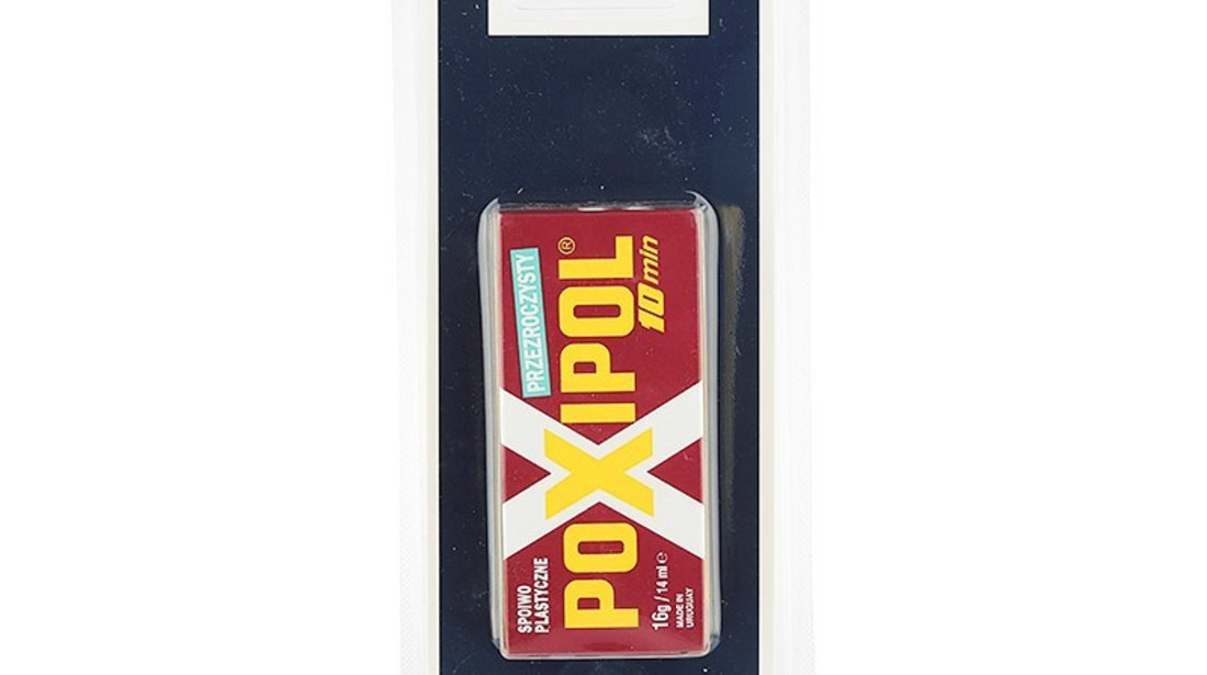 Poxipol - Adeziv Bicomponent în Blister Transparent, 16g / 14ml 01494