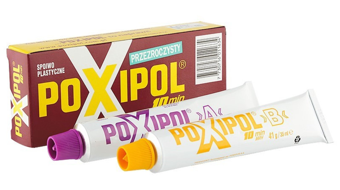 Poxipol - Adeziv Transparent Bicomponent, 82g / 70ml 01163