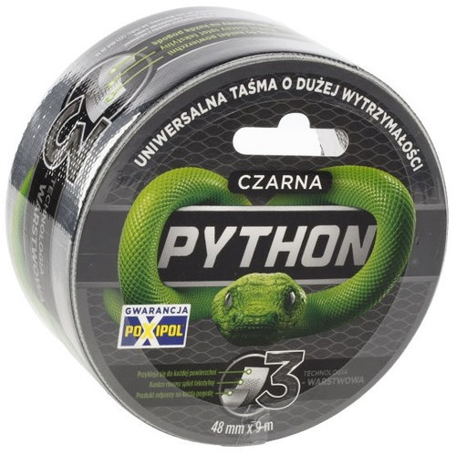 Poxipol Python Banda Adeziva Universala 48mm x 9m Negru 00026
