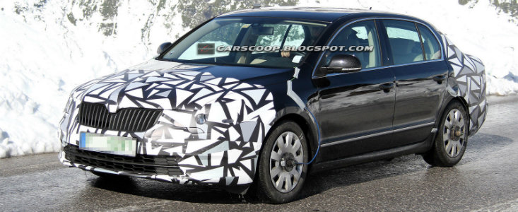 Poze spion cu Skoda Octavia si Superb, facelift pentru 2012 Poze spion cu Skoda Octavia si Superb, facelift pentru 2012