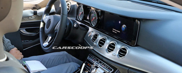 Poze Spion: Mercedes planuieste sa foloseasca interiorul de S si pe E-Class