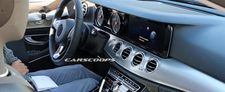 Poze Spion: Mercedes planuieste sa foloseasca interiorul de S si pe E-Class