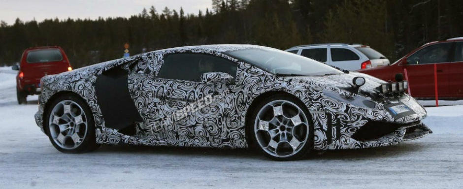 Poze Spion: Noul Lamborghini Huracan ne dezvaluie cateva dintre liniile si formele sale Poze Spion: Noul Lamborghini Huracan ne dezvaluie cateva dintre liniile si formele sale