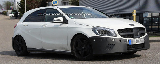 Poze Spion: Noul Mercedes A25 AMG scapa de camuflaj, debuteaza in toamna