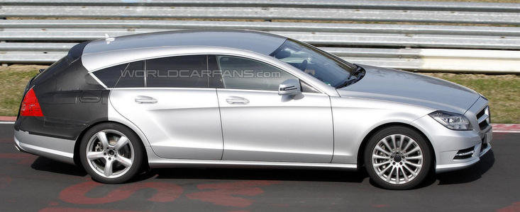 Poze Spion: Noul Mercedes CLS Shooting Brake isi continua activitatile obisnuite