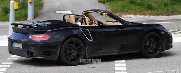 Poze Spion: Viitorul Porsche 991 Turbo Cabrio intra in lumina reflectoarelor
