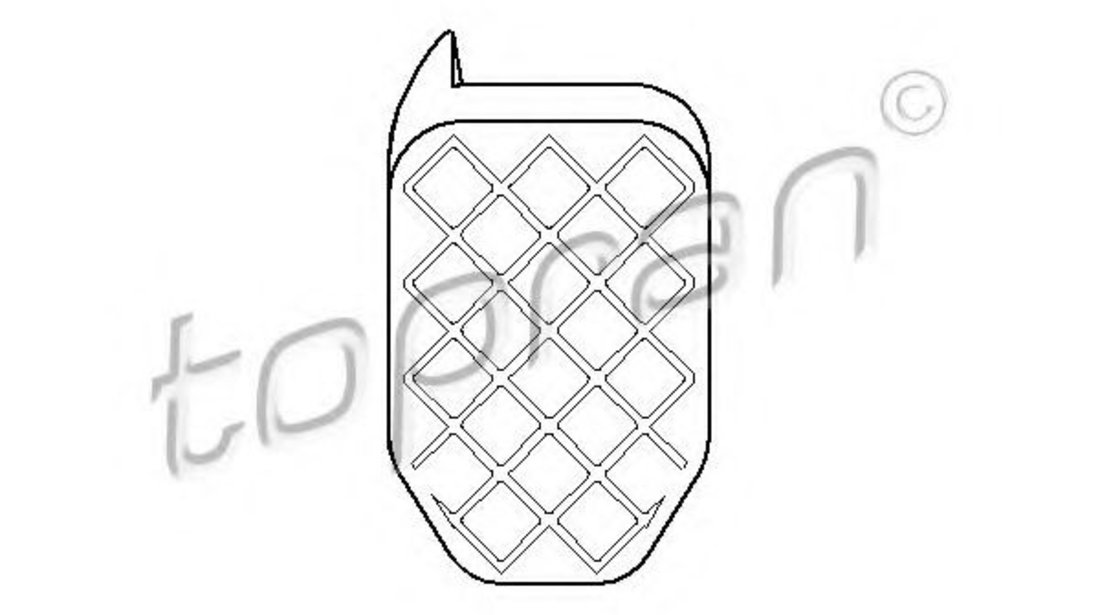 Pozitie pedala, pedala ambreiaj AUDI A4 (8E2, B6) (2000 - 2004) TOPRAN 112 313 piesa NOUA