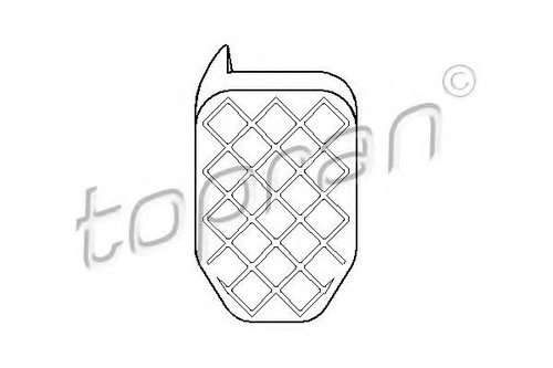 Pozitie pedala, pedala ambreiaj AUDI A6 (4A, C4) (1994 - 1997) TOPRAN 112 313 piesa NOUA
