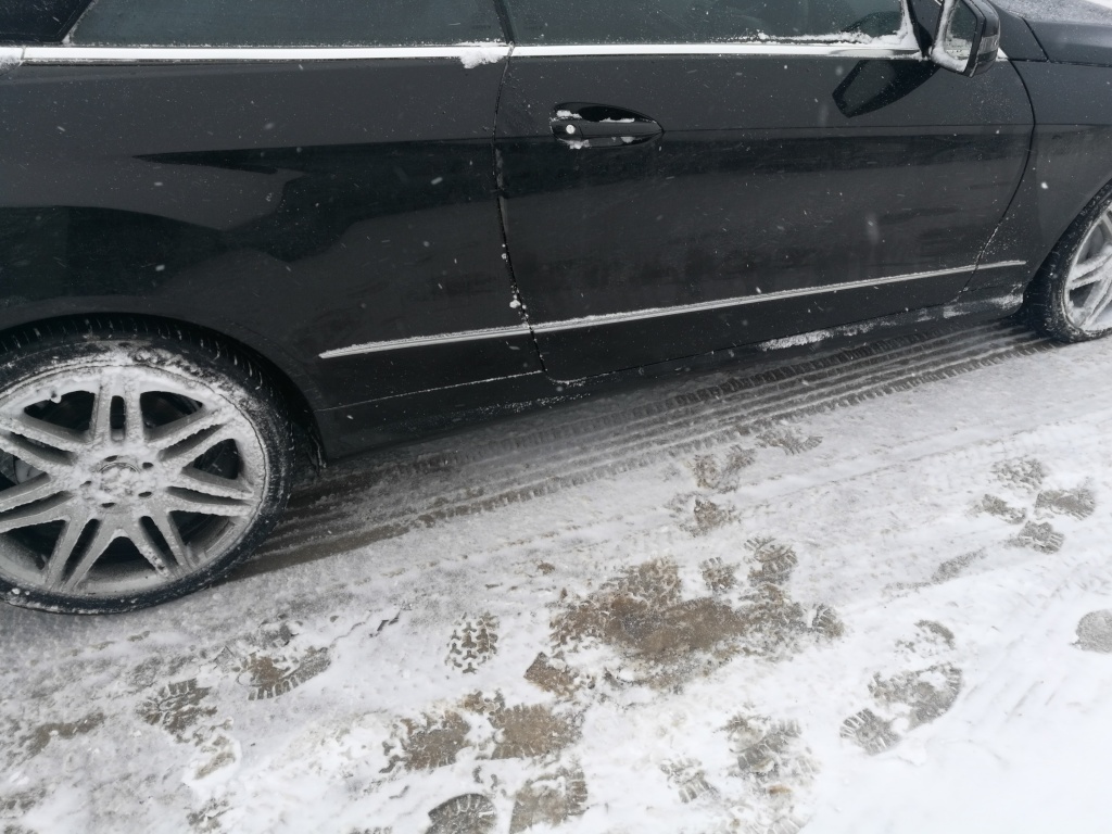 Prag dreapta Mercedes E class coupe w207 AMG