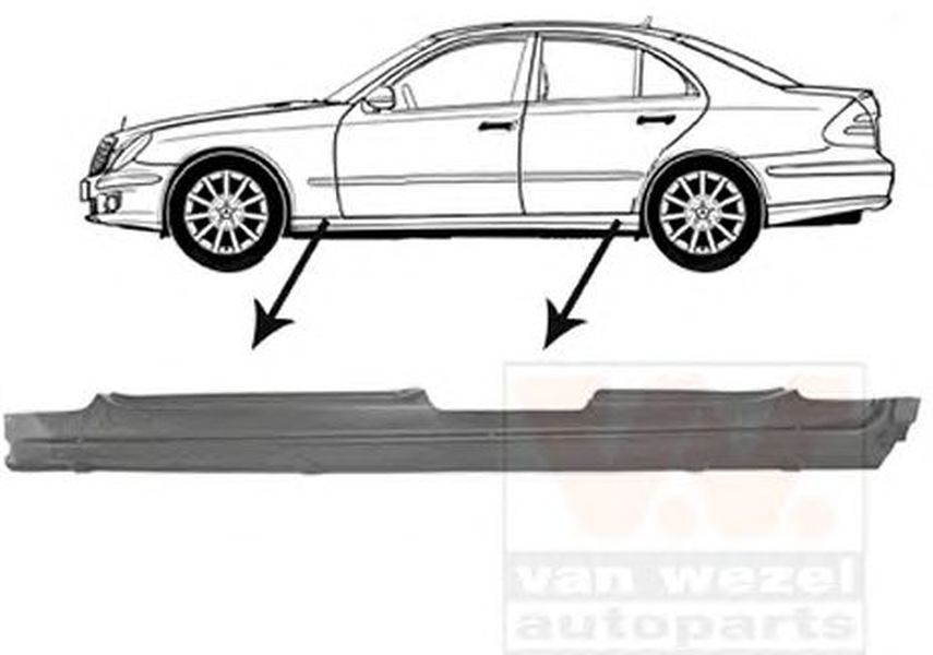 Prag stanga MERCEDES-BENZ E-CLASS W211 VAN WEZEL 3041103 ⭐⭐⭐⭐⭐