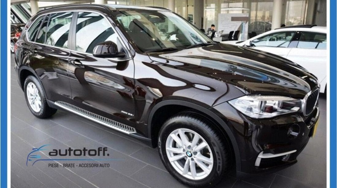 Praguri aluminiu BMW X5 F15 (2013+) - trepte laterale