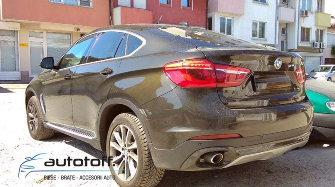 Praguri aluminiu BMW X6 F16 (2015+) - trepte laterale