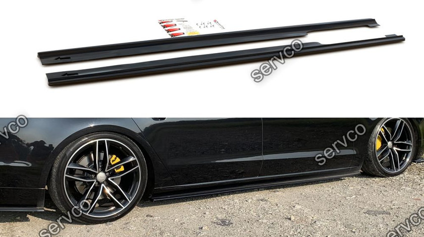 Praguri Audi A8 D4 Long 2009-2013 v3 - Maxton Design