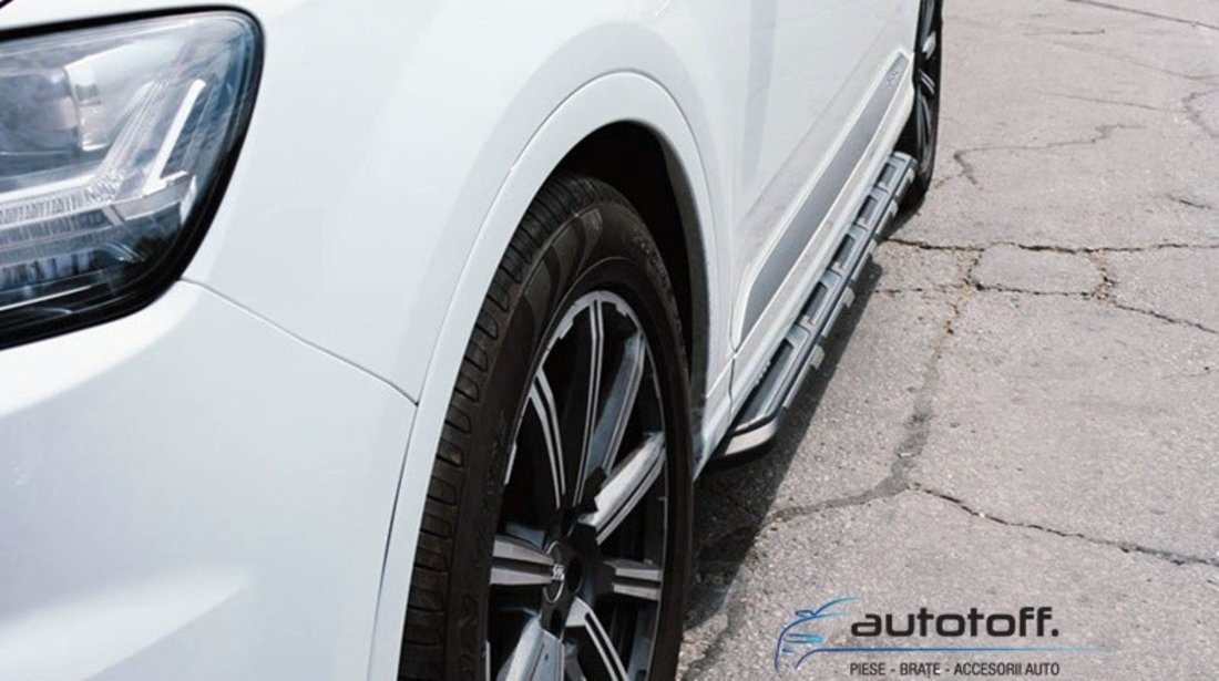 Praguri Audi Q7 4M (2015+) din aluminiu