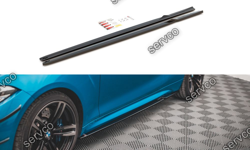 Praguri Bmw Seria M2 F87 2016-2020 v2 - Maxton Design