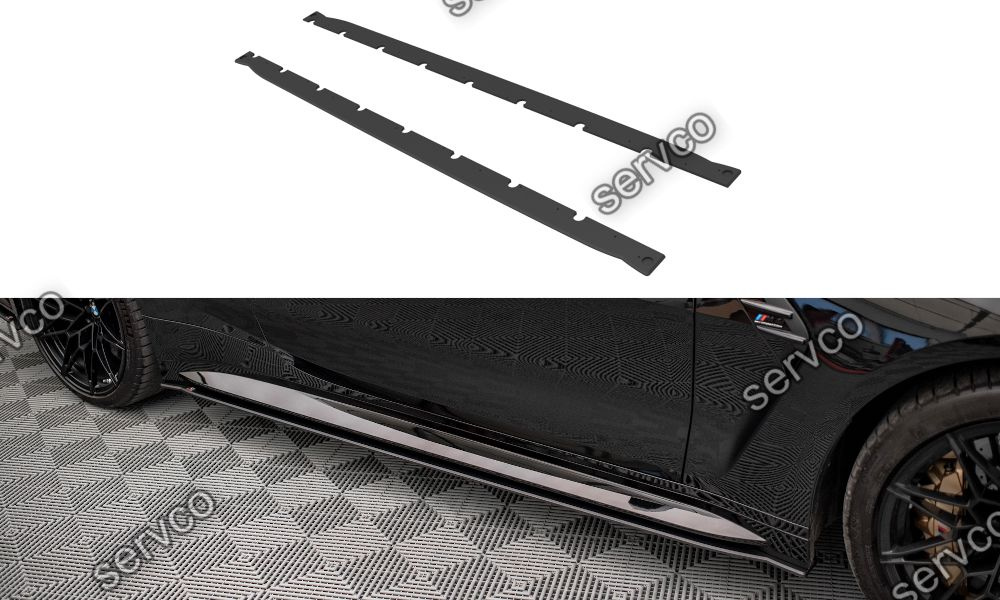 Praguri Bmw Seria M4 G82 2021- v3 - Maxton Design