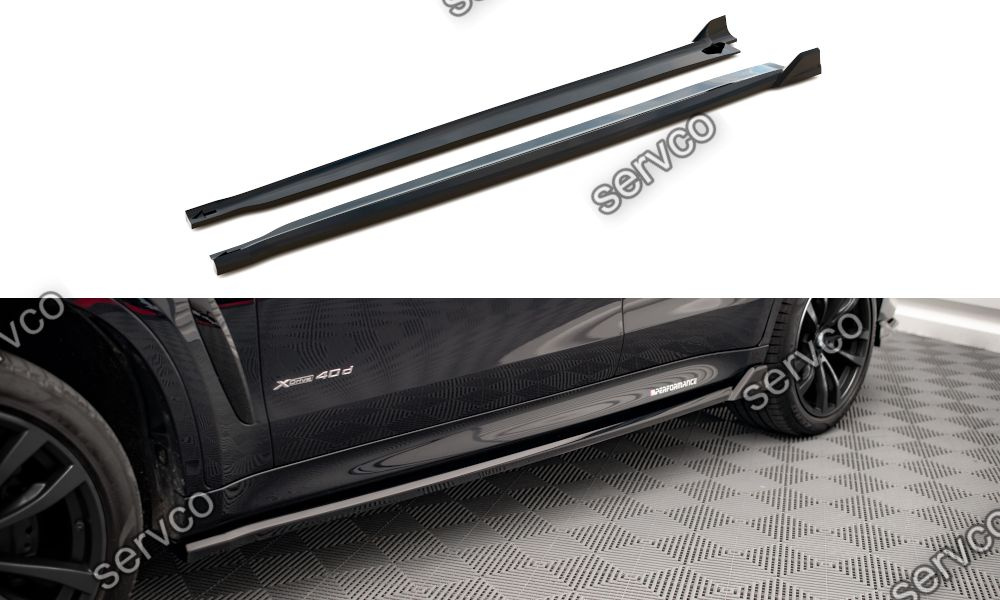Praguri Bmw X6 F16 M-Pachet 2014-2019 v2 - Maxton Design