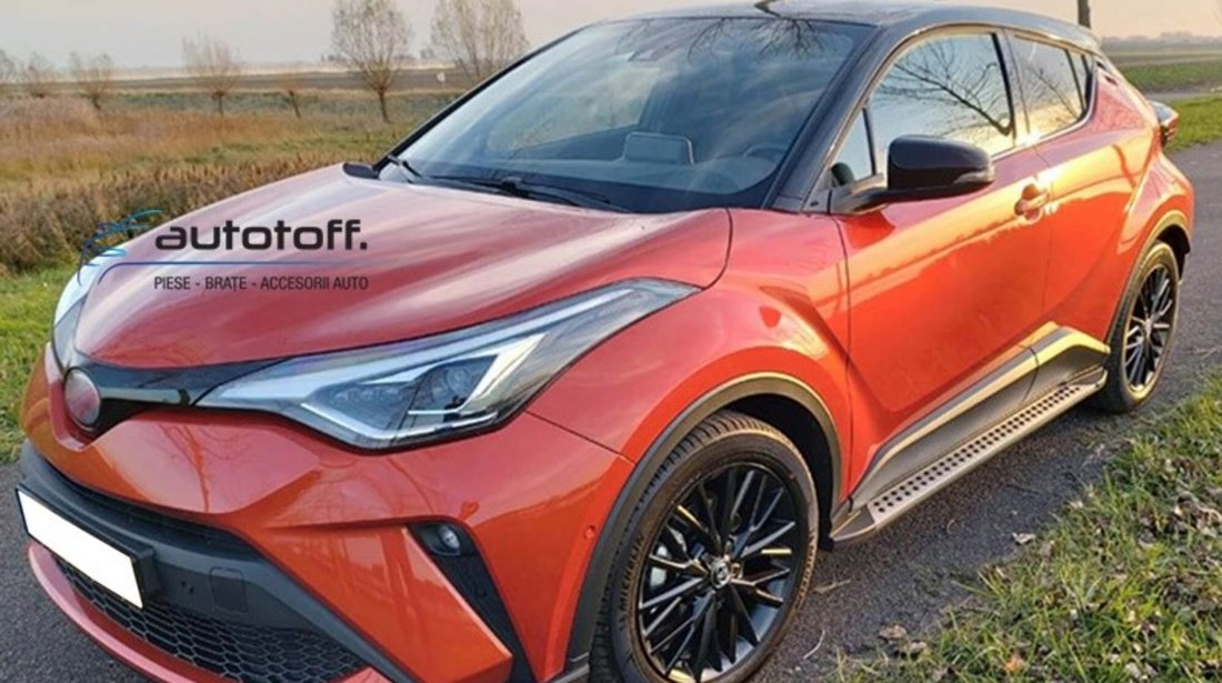 Praguri din aluminiu Toyota C-HR (2016+) trepte laterale