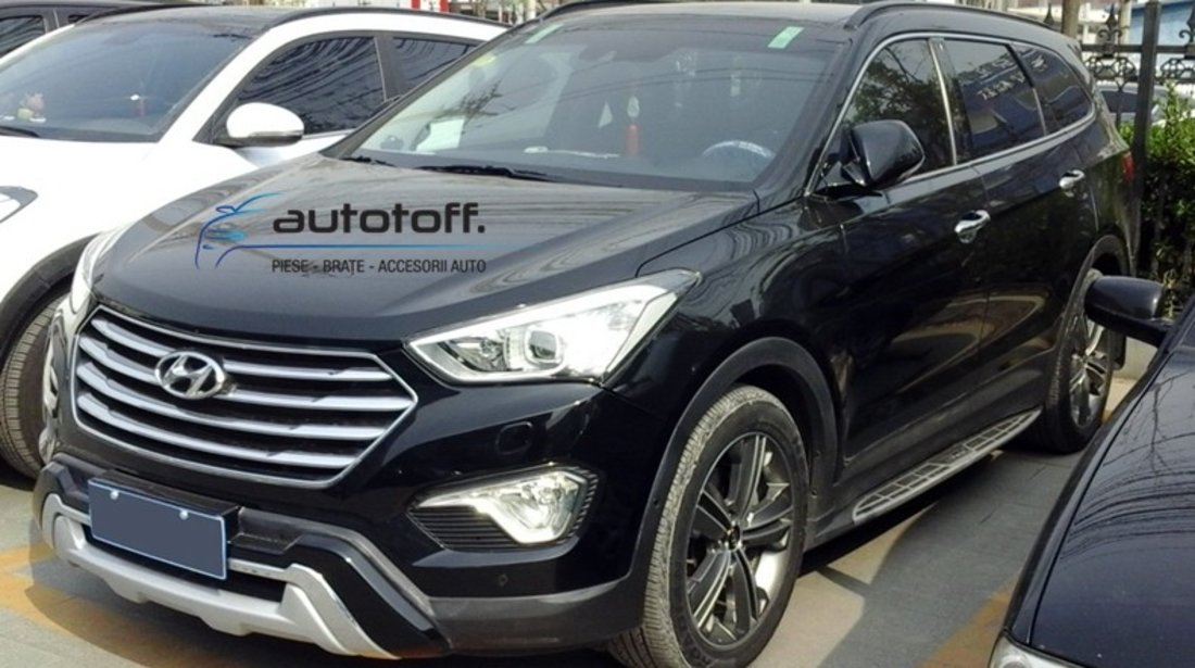 Praguri Hyundai Santa Fe (2013+) din aluminiu