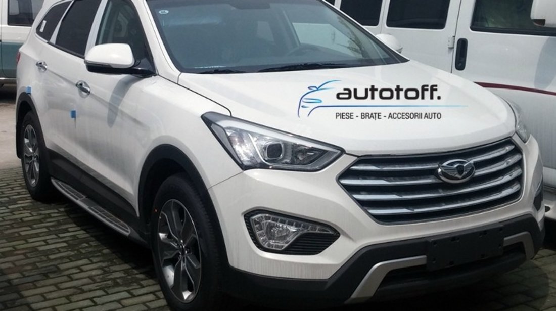 Praguri Hyundai Santa Fe (2013+) din aluminiu