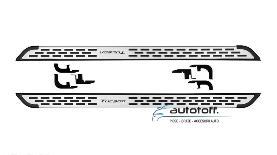 Praguri Hyundai Tucson (2021+) trepte laterale aluminiu