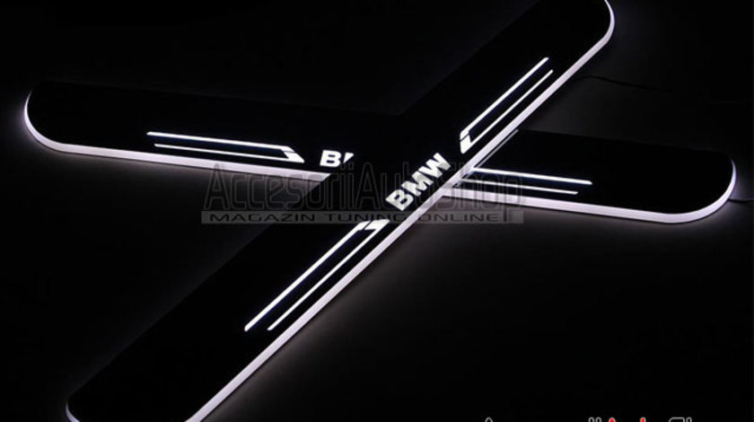 Praguri Interioare Iluminate LED BMW