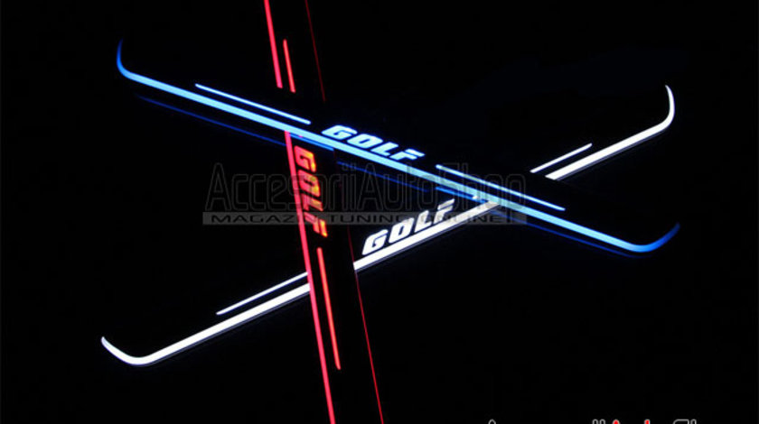 Praguri Interioare Iluminate LED VW GOLF