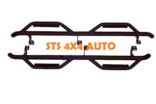 PRAGURI LATERALA DIN INOX TOYOTA FJ CRUISER 2007-2013 NEGRU