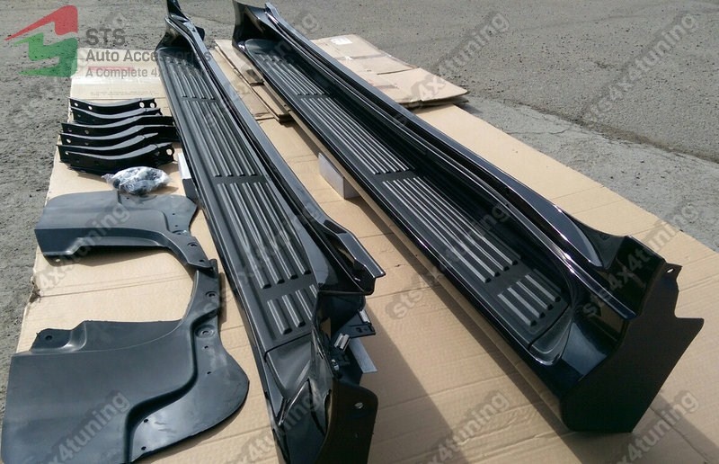 PRAGURI LATERALA TOYOTA LAND CRUISER PRADO FJ150 2010-2019 BK[GX LOOK]