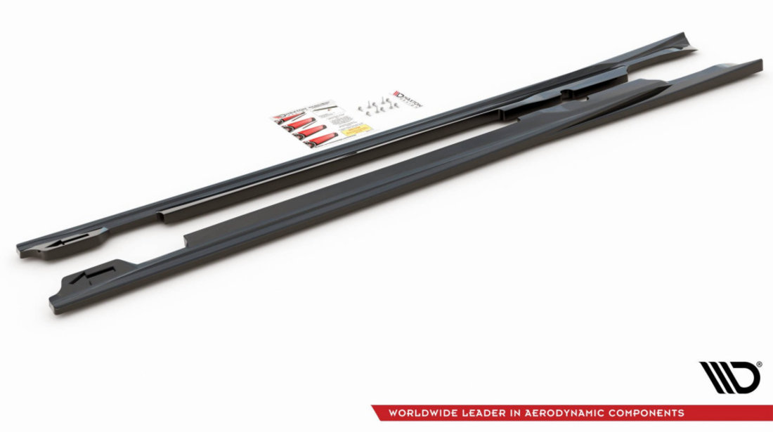 Praguri Laterale Diffusers V.1 Porsche Panamera Turbo 970 Facelift PO-PA-970-T-SD1G