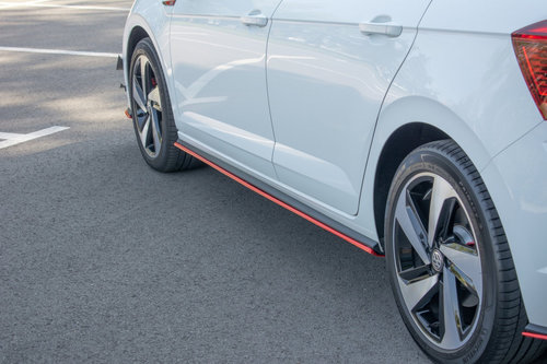 Praguri Laterale DIFFUSERS VW POLO MK6 GTI VW-PO-6-GTI-SD1RED