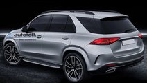 Praguri laterale Mercedes Benz GLE W167 SUV (2019+...