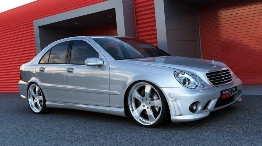 Praguri Laterale MERCEDES C W203 < AMG 204 LOOK> ME-C-203-AMG204-S1A