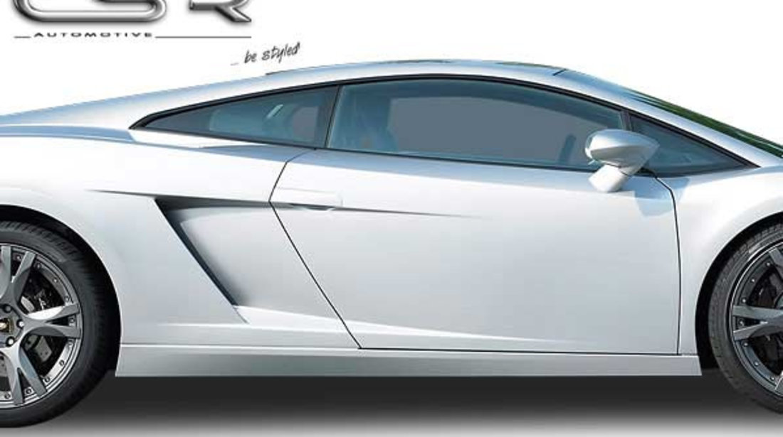 Praguri laterale pentru Lamborghini Gallardo LP500 / LP560 Coupe / Spyder ab 2003 material foarte rezistent GFK SS555