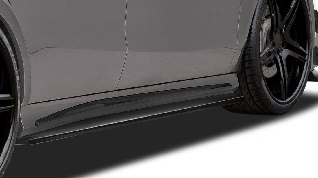 Praguri laterale pentru Mercedes Benz A-Klasse (W176) AMG, AMG-Line si AMG Sport 01/2013- material foarte rezistent ABS lackierfre si lich SS448